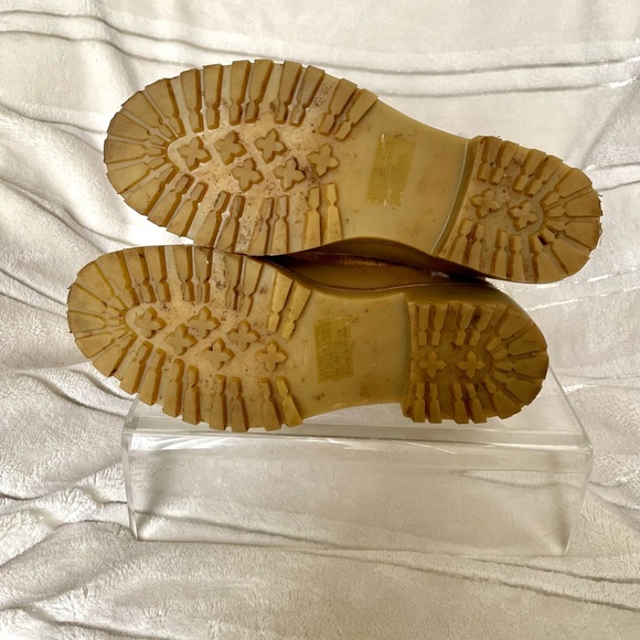 Tory Burch Boughton Shearling Bootie in Havana Tan 6M - Picture 2 of 5